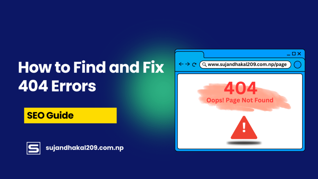 How to Find and Fix 404 Errors
